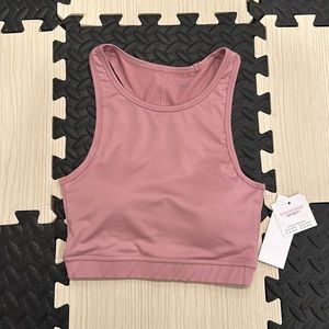 PSK Athletic top in Dusty rose size small with removable padding